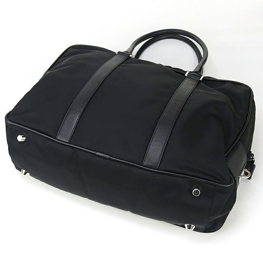 中古 プラダ ブリーフケース メンズ ブランド PRADA ビジネスバッグ VA0702 ブラック バッグ USDPR93724011