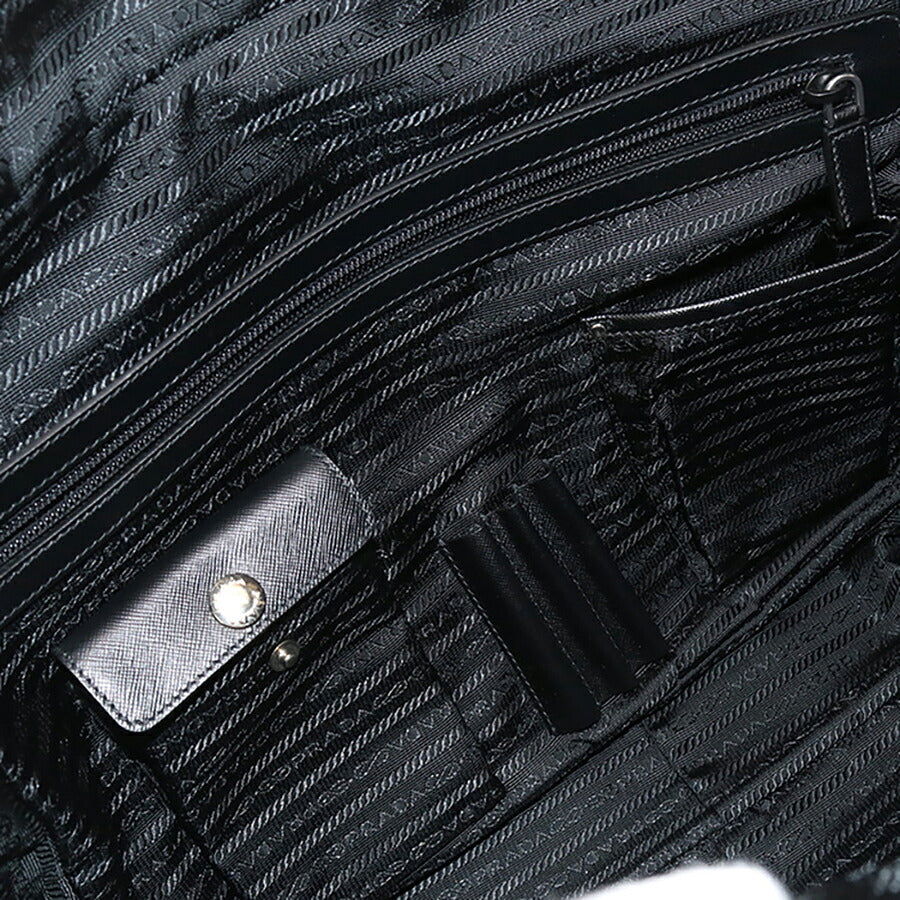 中古 プラダ ブリーフケース メンズ ブランド PRADA ビジネスバッグ VA0702 ブラック バッグ USDPR93724011