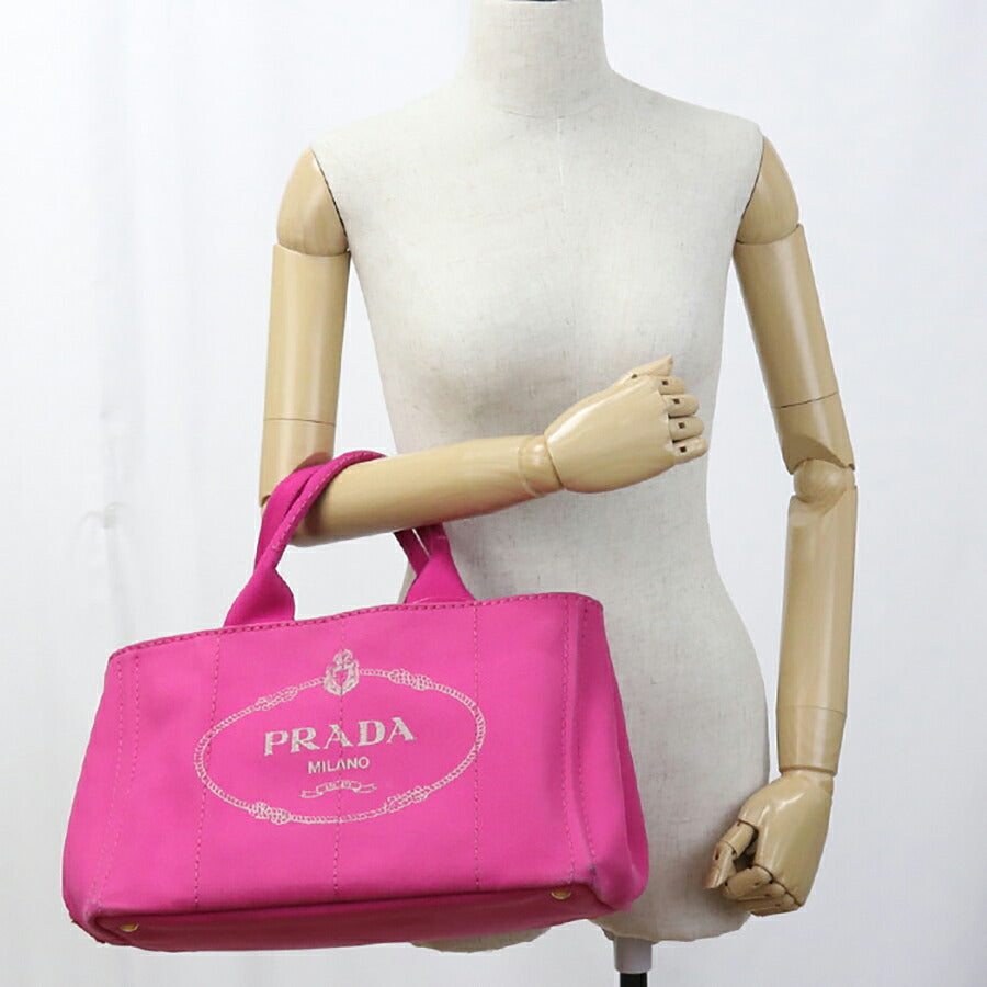 中古 プラダ トートバッグ レディース ブランド PRADA カナパ 2WAYトートバッグ BN1877 ピンク バッグ USDPR95111011