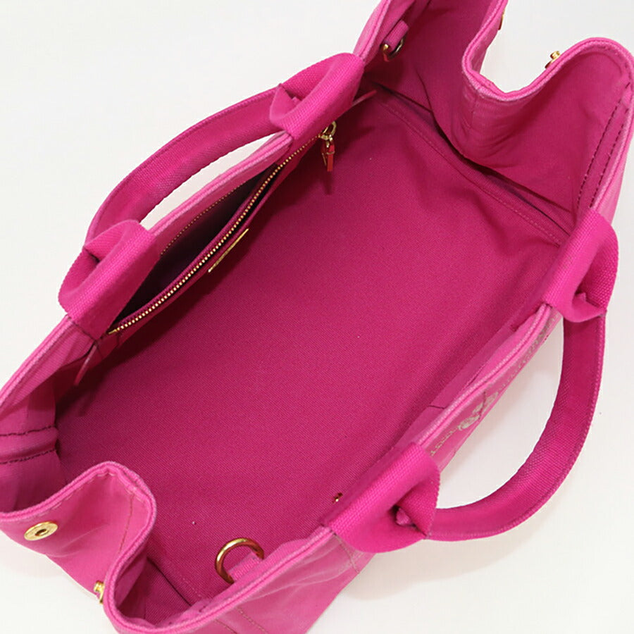 中古 プラダ トートバッグ レディース ブランド PRADA カナパ 2WAYトートバッグ BN1877 ピンク バッグ USDPR95111011