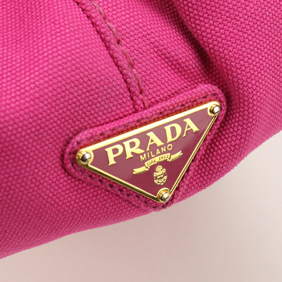 中古 プラダ トートバッグ レディース ブランド PRADA カナパ 2WAYトートバッグ BN1877 ピンク バッグ USDPR95111011
