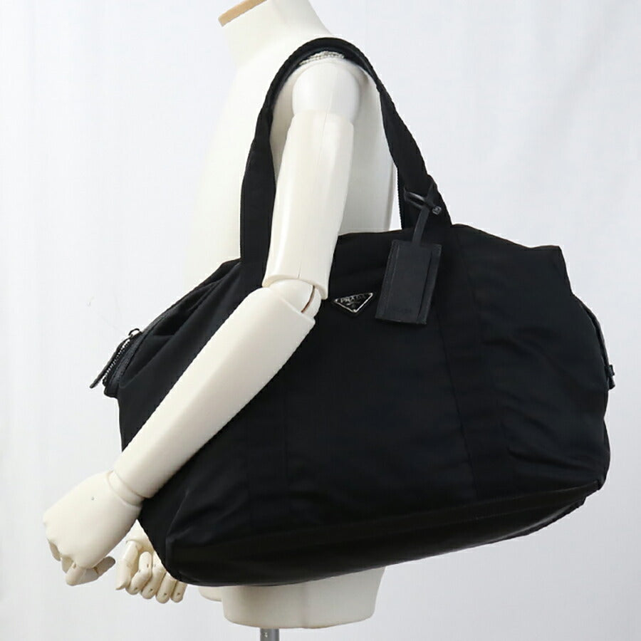 中古 プラダ ボストンバッグ メンズ ブランド PRADA ダッフルバッグ 2VC796 ブラック バッグ USDPR95226011