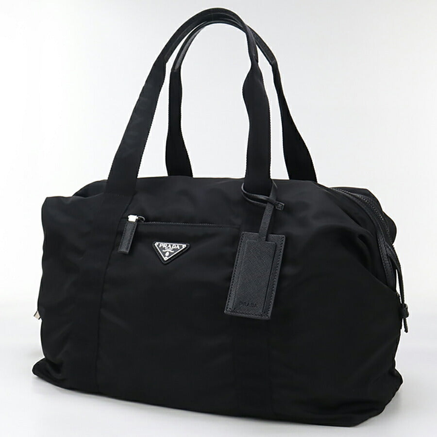 中古 プラダ ボストンバッグ メンズ ブランド PRADA ダッフルバッグ 2VC796 ブラック バッグ USDPR95226011