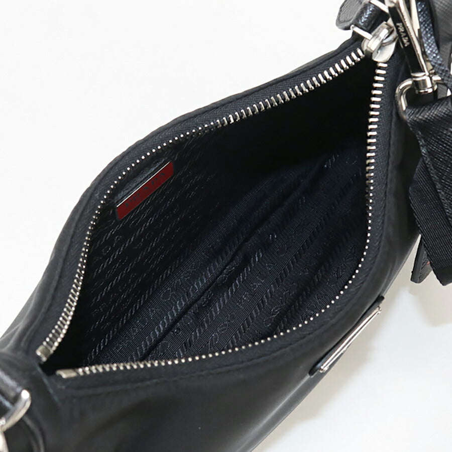 中古 プラダ 斜め掛け ショルダーバッグ レディース ブランド PRADA Re-Edition2005 ショルダーバッグ 1BH204 ブラック バッグ USDPR95330011