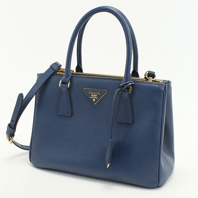 二手Prada手提袋的女性品牌Prada Galleria 2way 1ba863 NZV F0016蓝色包USDPR95631011