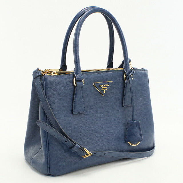 二手Prada手提袋的女性品牌Prada Galleria 2way 1ba863 NZV F0016蓝色包USDPR95631011