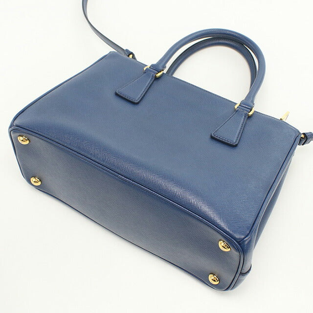 二手Prada手提袋的女性品牌Prada Galleria 2way 1ba863 NZV F0016蓝色包USDPR95631011
