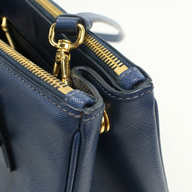 二手Prada手提袋的女性品牌Prada Galleria 2way 1ba863 NZV F0016蓝色包USDPR95631011