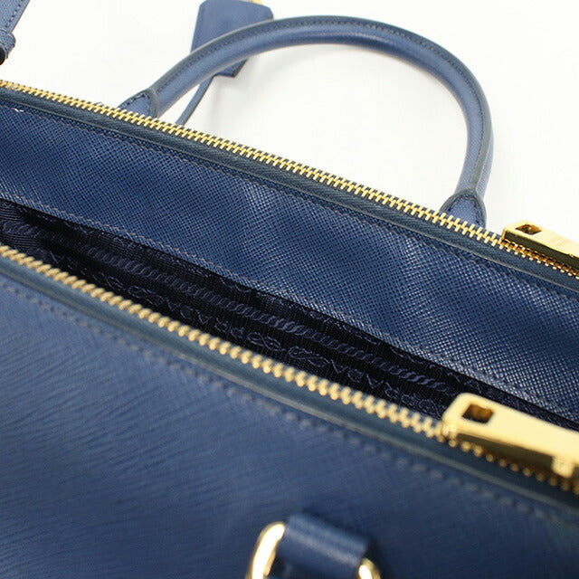 二手Prada手提袋的女性品牌Prada Galleria 2way 1ba863 NZV F0016蓝色包USDPR95631011