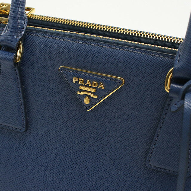 二手Prada手提袋的女性品牌Prada Galleria 2way 1ba863 NZV F0016蓝色包USDPR95631011