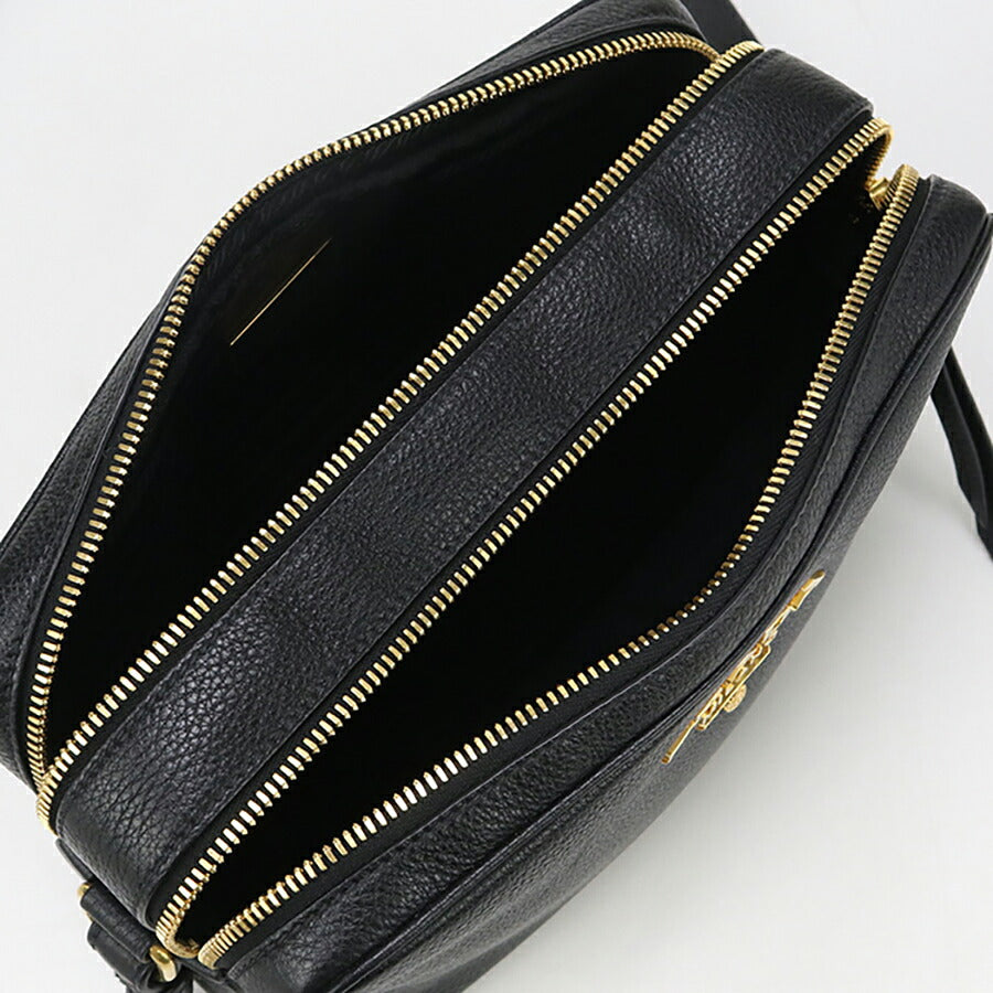 中古 プラダ 斜め掛け ショルダーバッグ レディース ブランド PRADA カメラバッグ レザー 1BH079 ブラック バッグ USDPR95694011