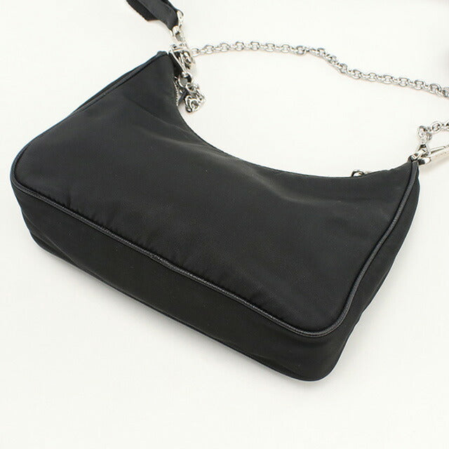使用的Prada Crossbody肩带为女性品牌Prada Prada Re Edition 2005 1BH204黑色包USDPR95735011