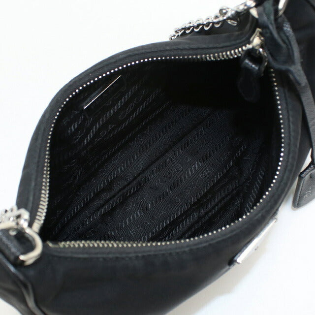 使用的Prada Crossbody肩带为女性品牌Prada Prada Re Edition 2005 1BH204黑色包USDPR95735011