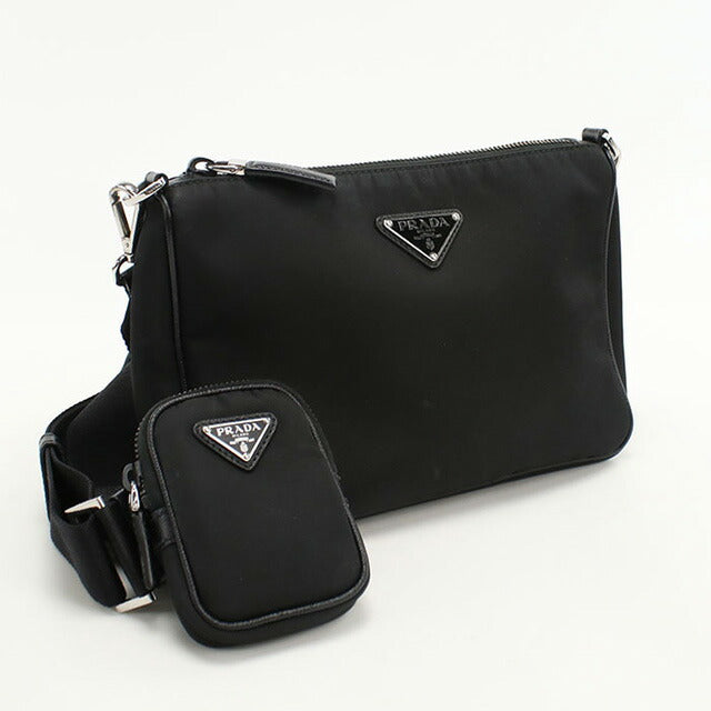 中古 プラダ 斜め掛け ショルダーバッグ ユニセックス ブランド PRADA ショルダーバッグ ブラック バッグ USDPR96010011