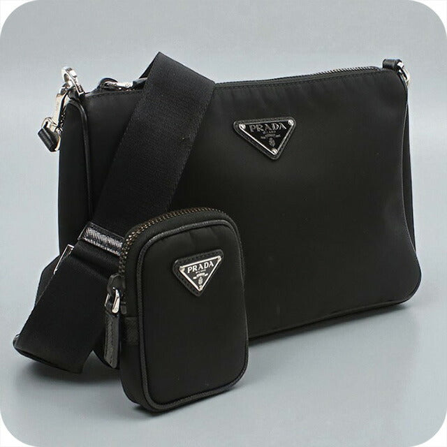 中古 プラダ 斜め掛け ショルダーバッグ ユニセックス ブランド PRADA ショルダーバッグ ブラック バッグ USDPR96010011