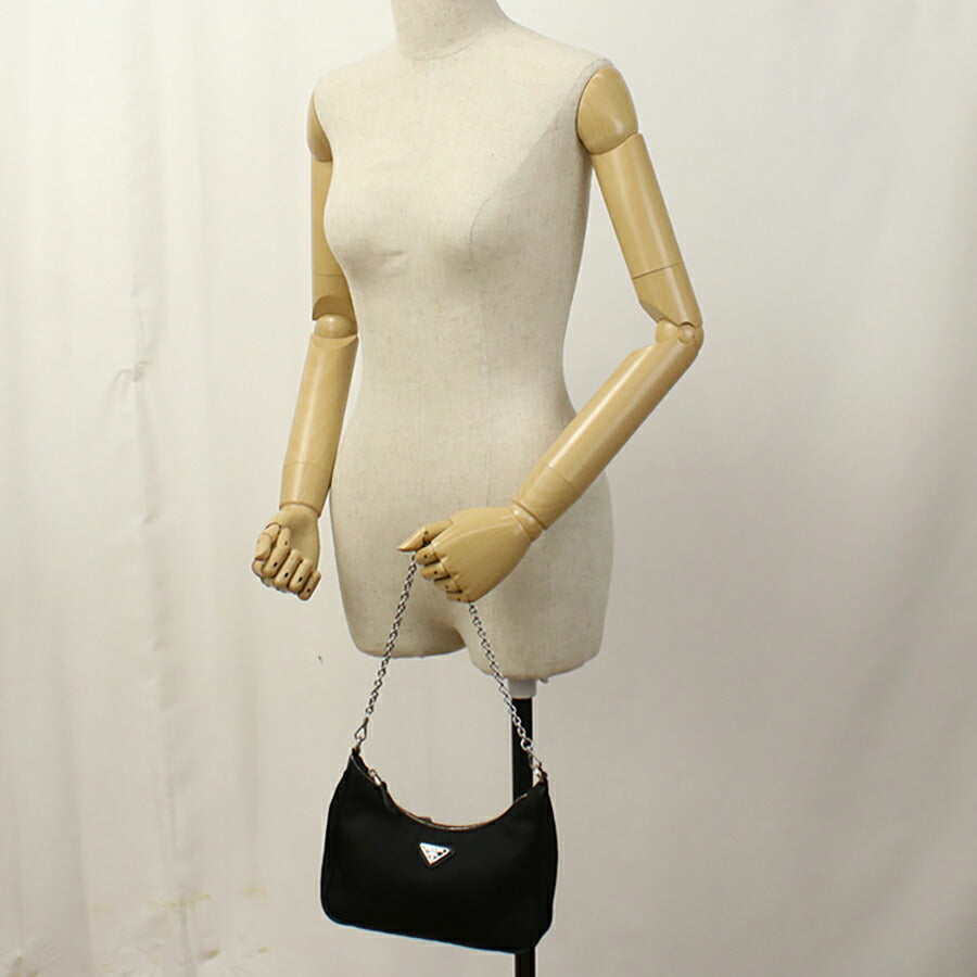 中古 プラダ ショルダーバッグ レディース ブランド PRADA 2WAY 1BH204 ブラック バッグ USDPR96303011