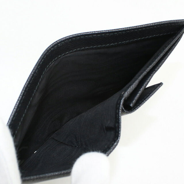 使用的Prada Bifold钱包,用于女性品牌Prada Triangle Wallet 1MV204黑色钱包USDPR96328011