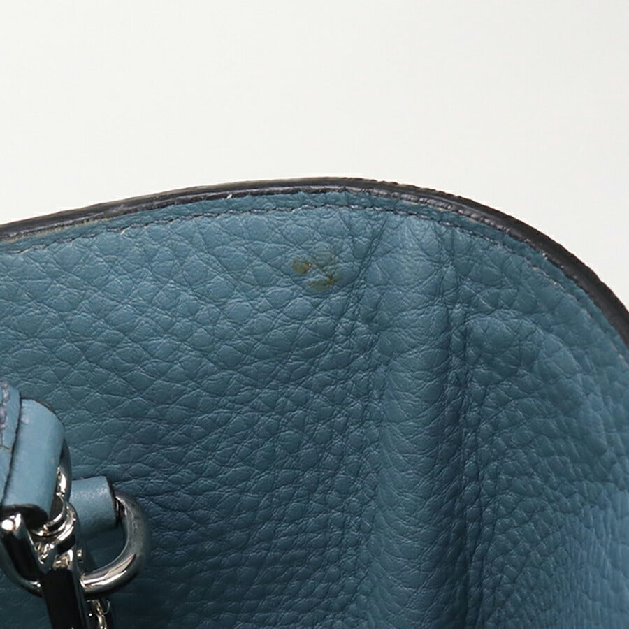 中古 プラダ トートバッグ レディース ブランド PRADA 2WAY レザー BN2795 2E8K FOF16 ブルー バッグ USDPR96393011
