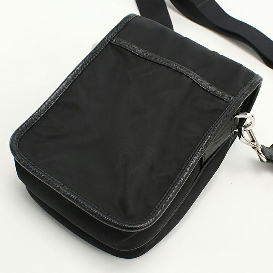 中古 プラダ 斜め掛け ショルダーバッグ メンズ ブランド PRADA Re-Nylon 2VD043 ブラック バッグ USDPR96571011
