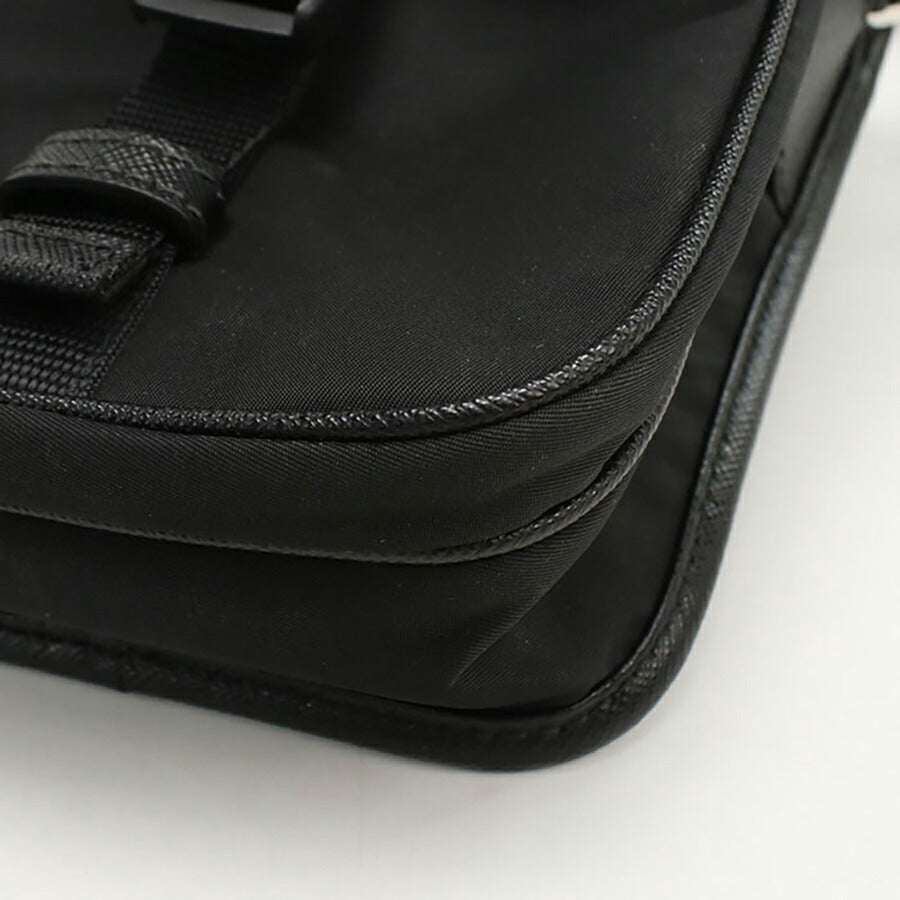 中古 プラダ 斜め掛け ショルダーバッグ メンズ ブランド PRADA Re-Nylon 2VD043 ブラック バッグ USDPR96571011