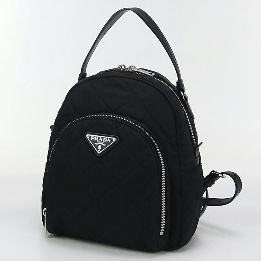 中古 プラダ リュック レディース ブランド PRADA 2WAYバックパック レザー ブラック バッグ USDPR96677011