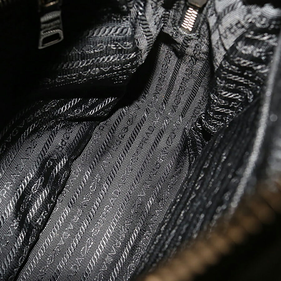 中古 プラダ リュック レディース ブランド PRADA 2WAYバックパック レザー ブラック バッグ USDPR96677011