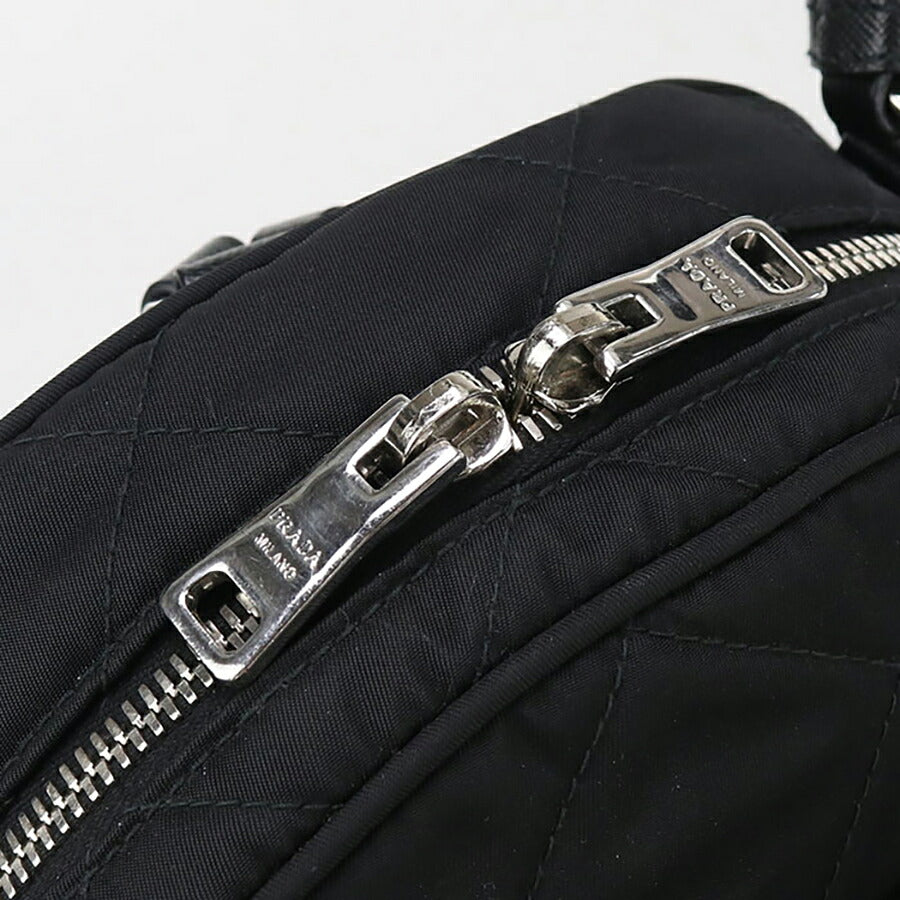 中古 プラダ リュック レディース ブランド PRADA 2WAYバックパック レザー ブラック バッグ USDPR96677011