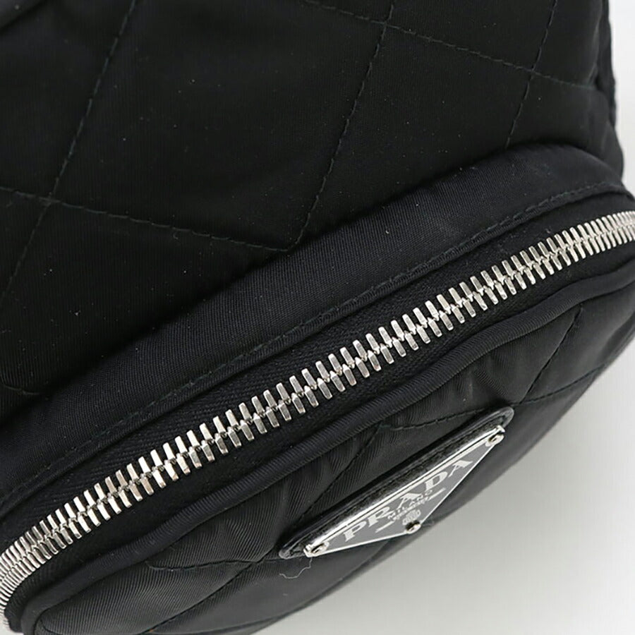 中古 プラダ リュック レディース ブランド PRADA 2WAYバックパック レザー ブラック バッグ USDPR96677011