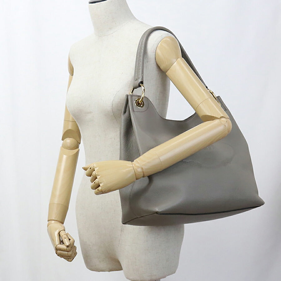 中古 プラダ ショルダーバッグ レディース ブランド PRADA ワンショルダーバッグ レザー 1BC051 2E8K F0572 グレー バッグ USDPR96681011