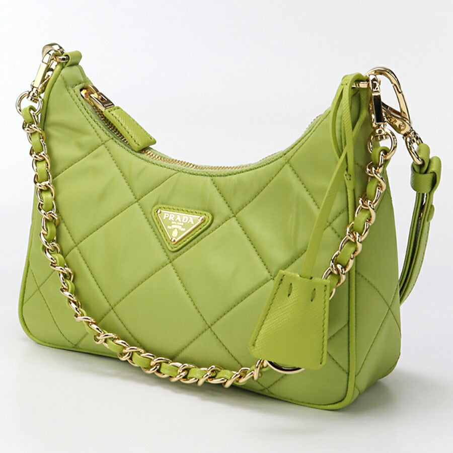 中古 プラダ ショルダーバッグ レディース ブランド PRADA Re-Edition 1995 ミニバッグ レザー 1BC204 2AOS F0V96 グリーン バッグ USDPR96802011