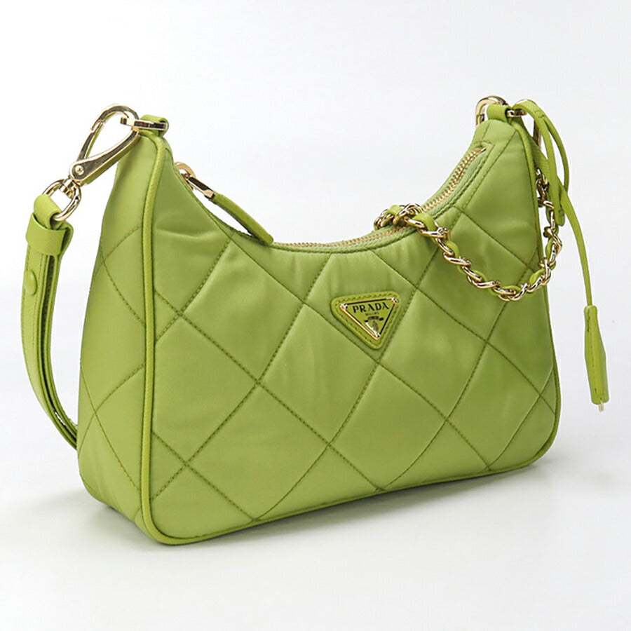 中古 プラダ ショルダーバッグ レディース ブランド PRADA Re-Edition 1995 ミニバッグ レザー 1BC204 2AOS F0V96 グリーン バッグ USDPR96802011