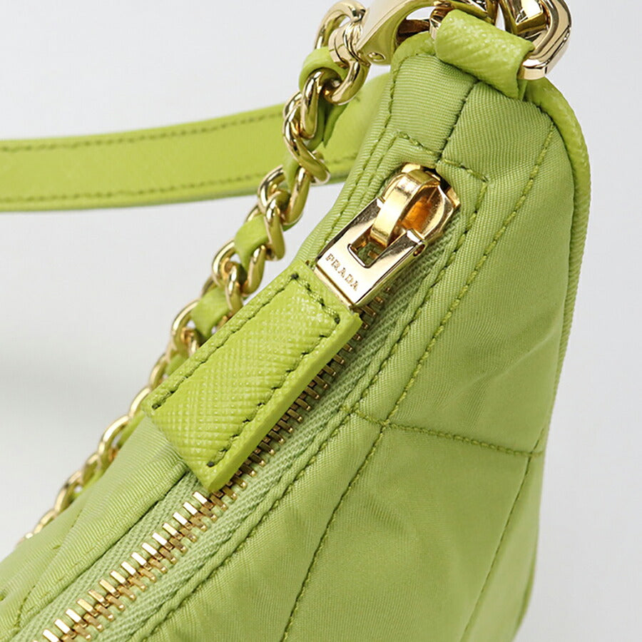 中古 プラダ ショルダーバッグ レディース ブランド PRADA Re-Edition 1995 ミニバッグ レザー 1BC204 2AOS F0V96 グリーン バッグ USDPR96802011