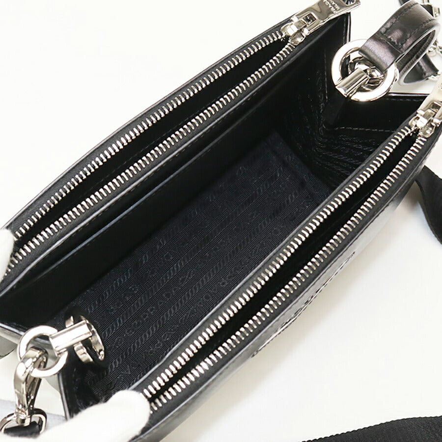 中古 プラダ ハンドバッグ レディース ブランド PRADA 2WAY 1BA314 2AIX F0XD9 ブラック バッグ USDPR96813011