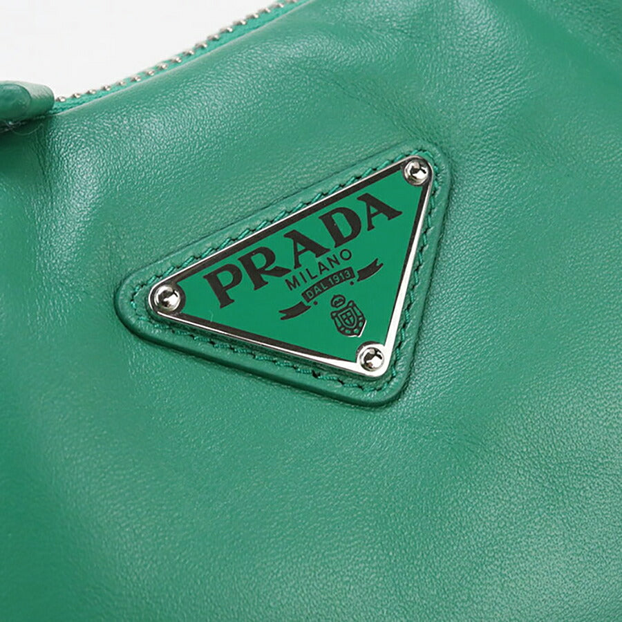 中古 プラダ ハンドバッグ レディース ブランド PRADA 2WAY レザー 1BA384 グリーン バッグ USDPR96894011