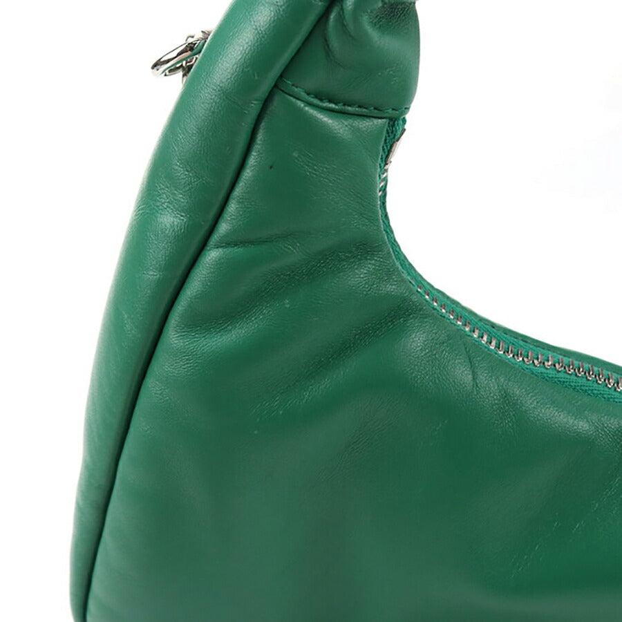 中古 プラダ ハンドバッグ レディース ブランド PRADA 2WAY レザー 1BA384 グリーン バッグ USDPR96894011