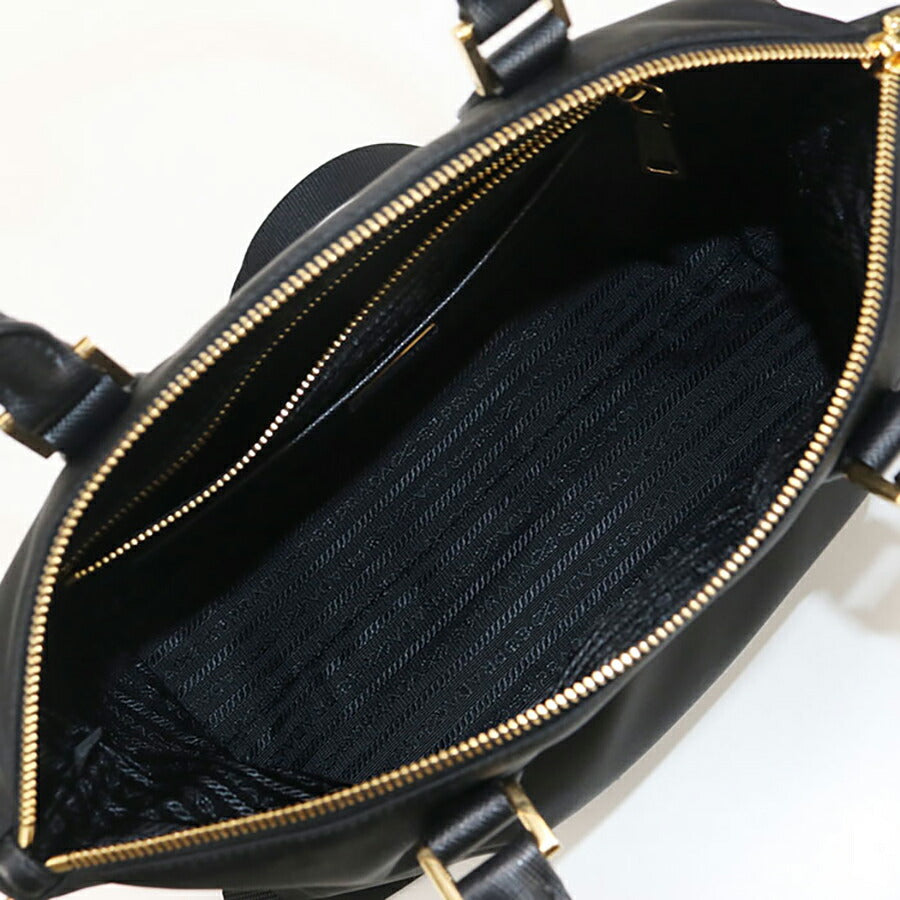中古 プラダ ハンドバッグ レディース ブランド PRADA 2WAY レザー 1BA278 ブラック バッグ USDPR96913011