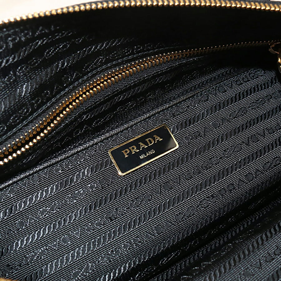 中古 プラダ ハンドバッグ レディース ブランド PRADA 2WAY レザー 1BA278 ブラック バッグ USDPR96913011