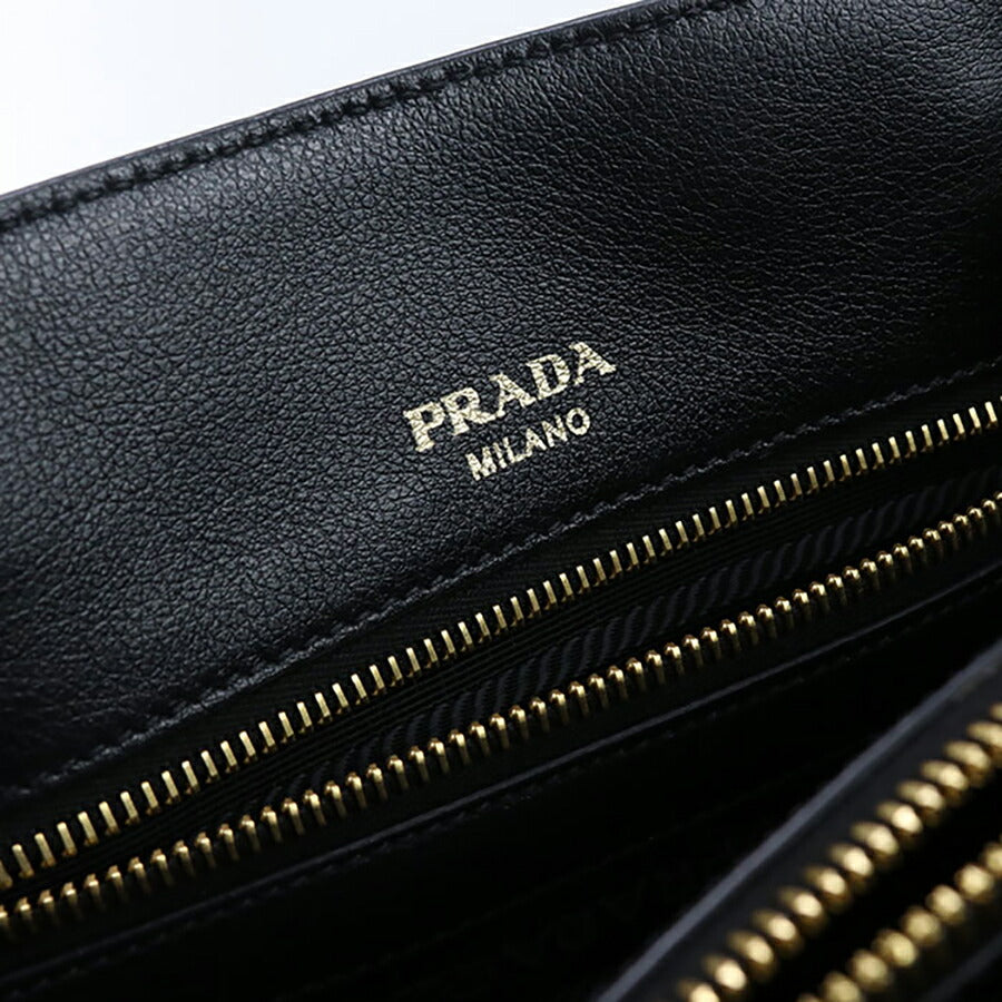 中古 プラダ トートバッグ レディース ブランド PRADA 2WAY レザー 1BA579 ブラック バッグ USDPR97114011