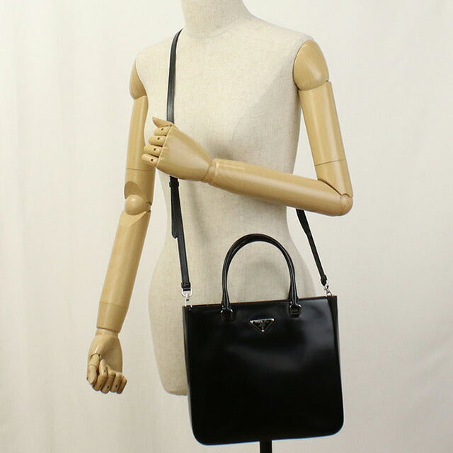 中古 プラダ ハンドバッグ レディース ブランド PRADA 2WAYバッグ レザー 1BA330 ブラック バッグ USDPR97453011