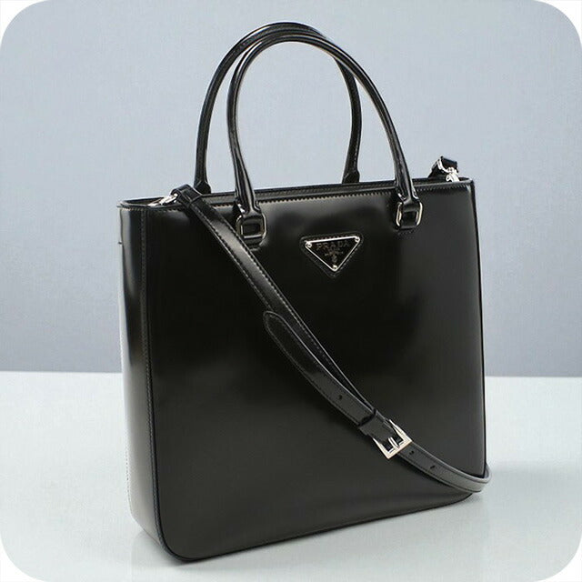 中古 プラダ ハンドバッグ レディース ブランド PRADA 2WAYバッグ レザー 1BA330 ブラック バッグ USDPR97453011