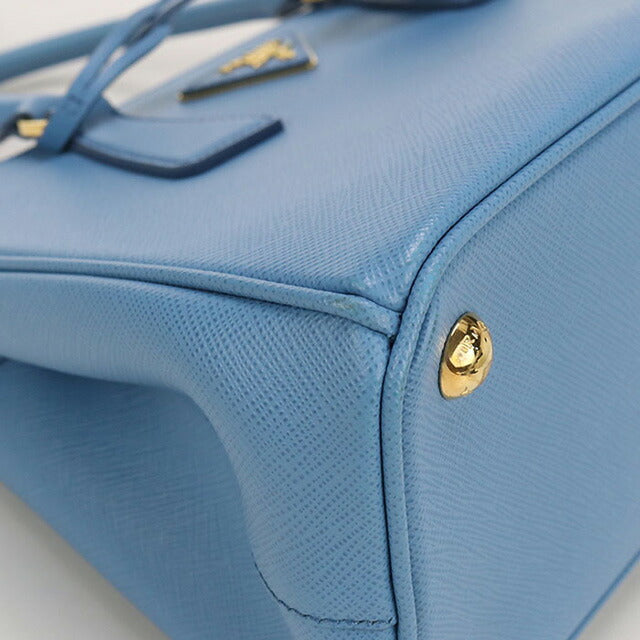 Used Prada handbag ladies brand PRADA 2WAY leather blue bag USDPR98359011
