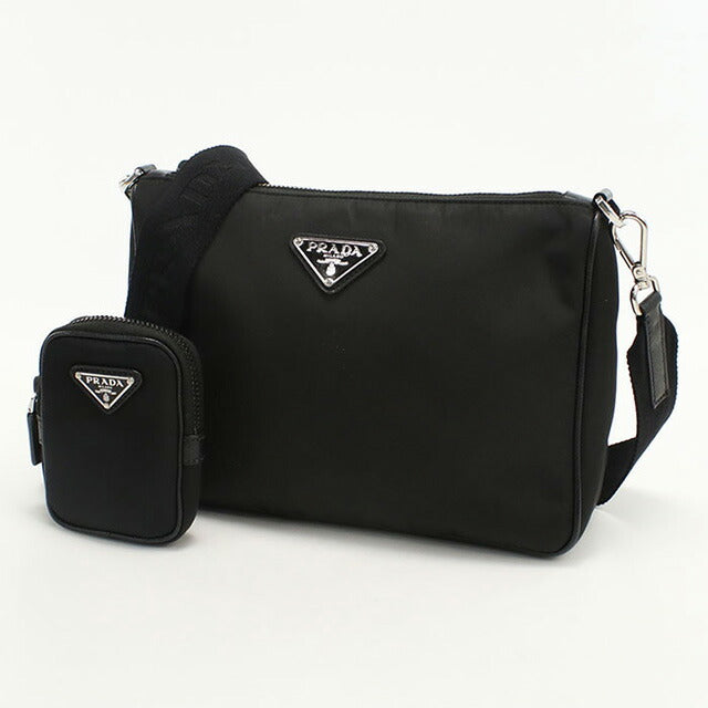 Used Prada Crossbody Shoulder Bag Unisex Brand PRADA Shoulder Bag Black Bag USDPR98693011