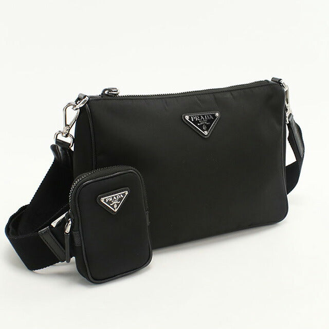 Used Prada Crossbody Shoulder Bag Unisex Brand PRADA Shoulder Bag Black Bag USDPR98693011
