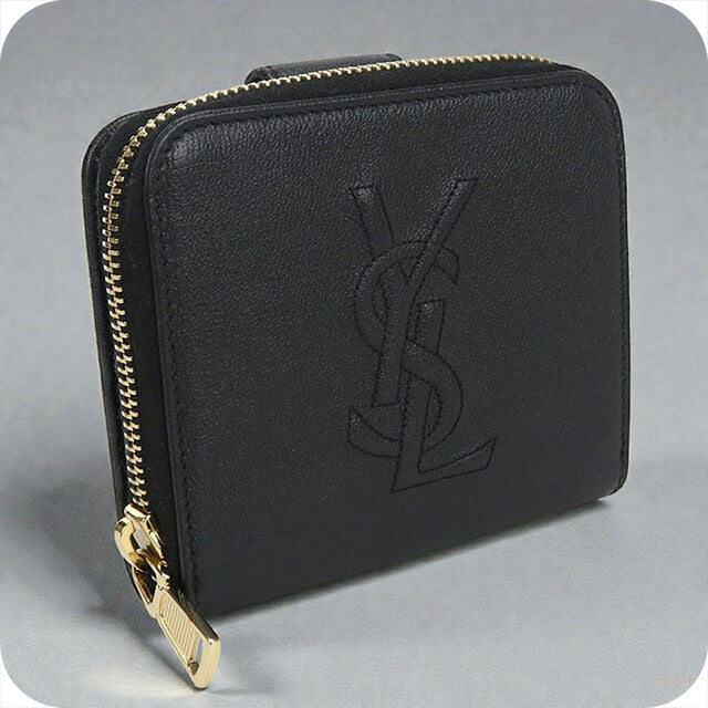 中古 サンローラン 二折財布 レディース ブランド SAINT LAURENT