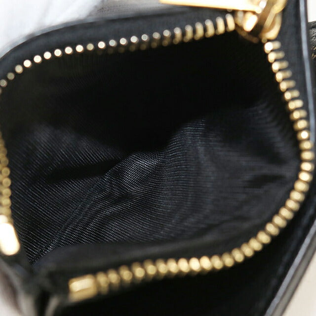 中古 サンローラン 二つ折り財布 レディース ブランド SAINT LAURENT 635265 ブラック 財布 USDSL103695011