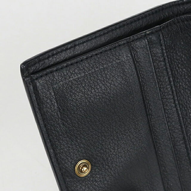 中古 サンローラン 二つ折り財布 レディース ブランド SAINT LAURENT 635265 ブラック 財布 USDSL103695011