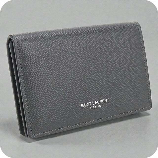 【美品】 【箱あり】 SAINT LAURENT ブラック名刺入れ 中古 サンローラン 名刺入れ メンズ ブランド SAINT LAURENT ビジネス