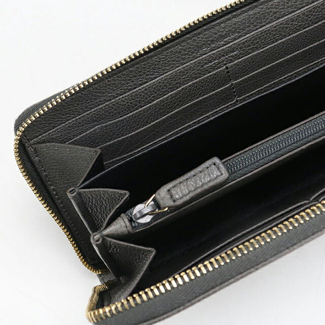 中古 サンローラン 長財布ラウンドファスナー レディース ブランド SAINT LAURENT モノグラム レザー 568995 グレー 財布 USDSL104521011