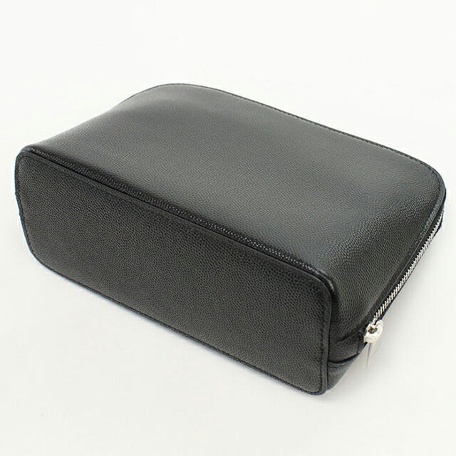 Used Saint Laurent Pouch Unisex Brand SAINT LAURENT Leather 565962 Black Bag USDSL105697011