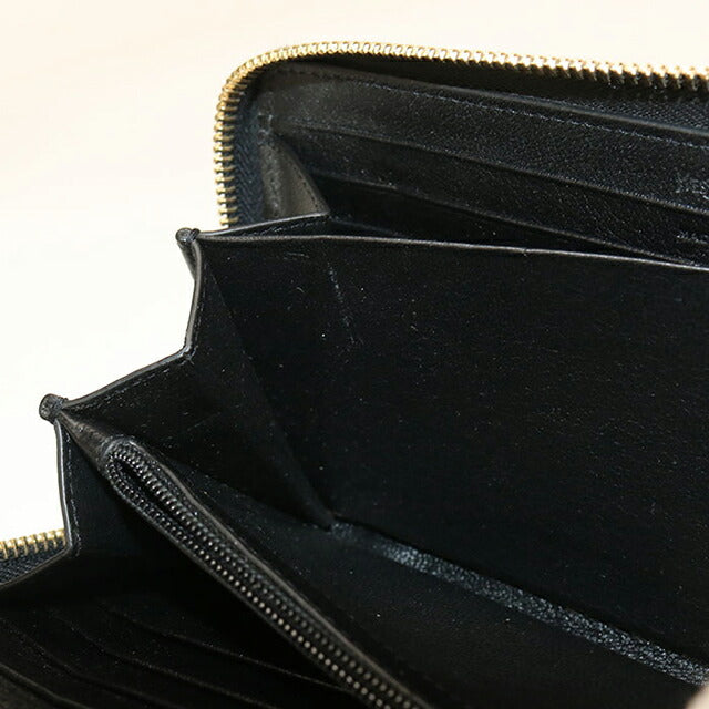 Used Saint Laurent long wallet round zipper ladies brand SAINT LAURENT full zip wallet 352904 black USDSL106470011